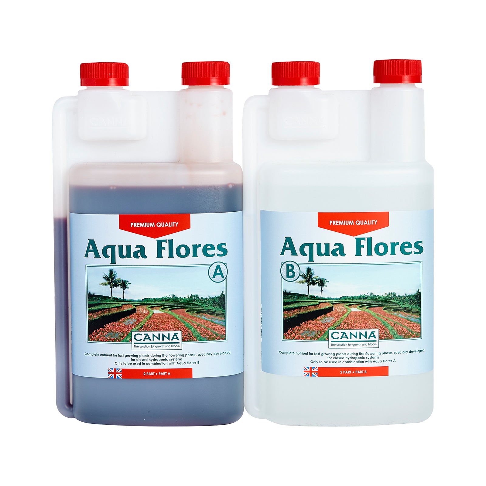 Aqua Flores A & B Nutrient Set Canna