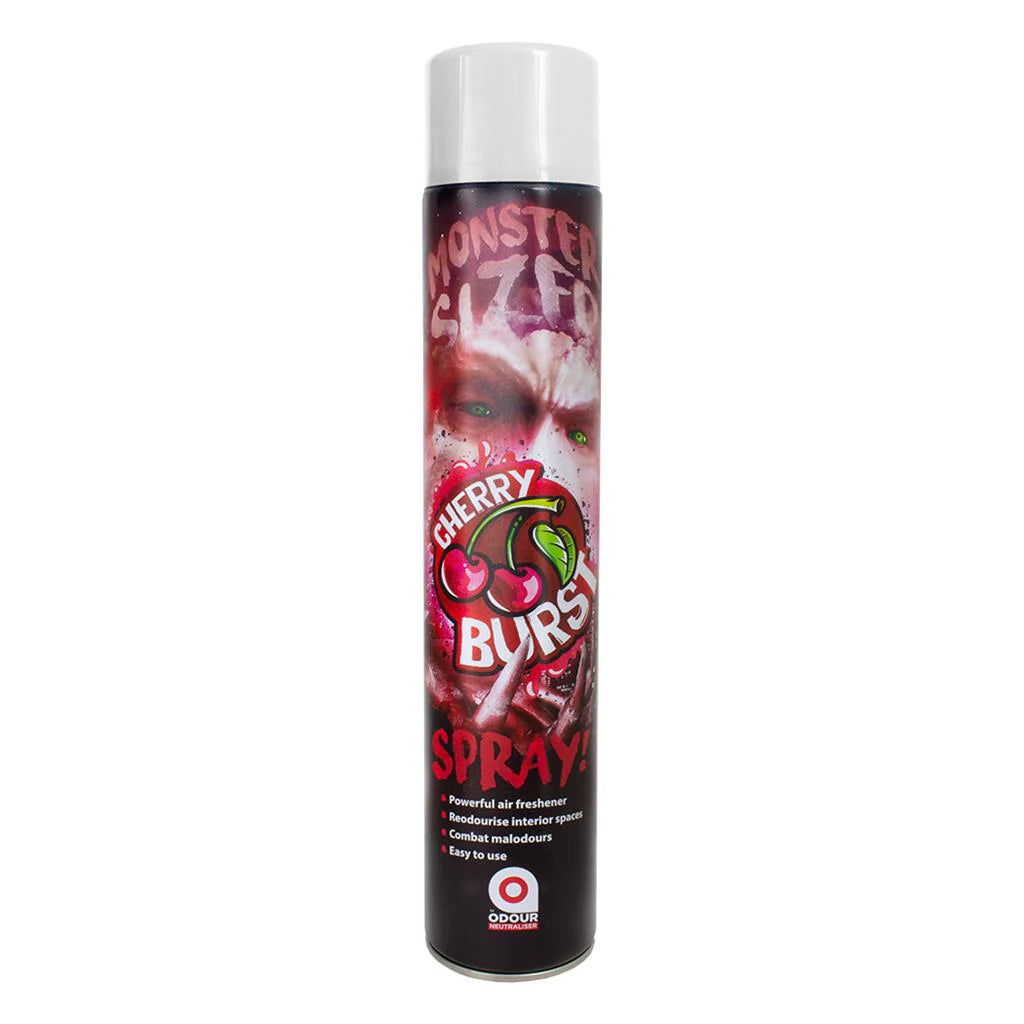 Monster Size Odour Neutralising Spray - Bubblegum or Cherry