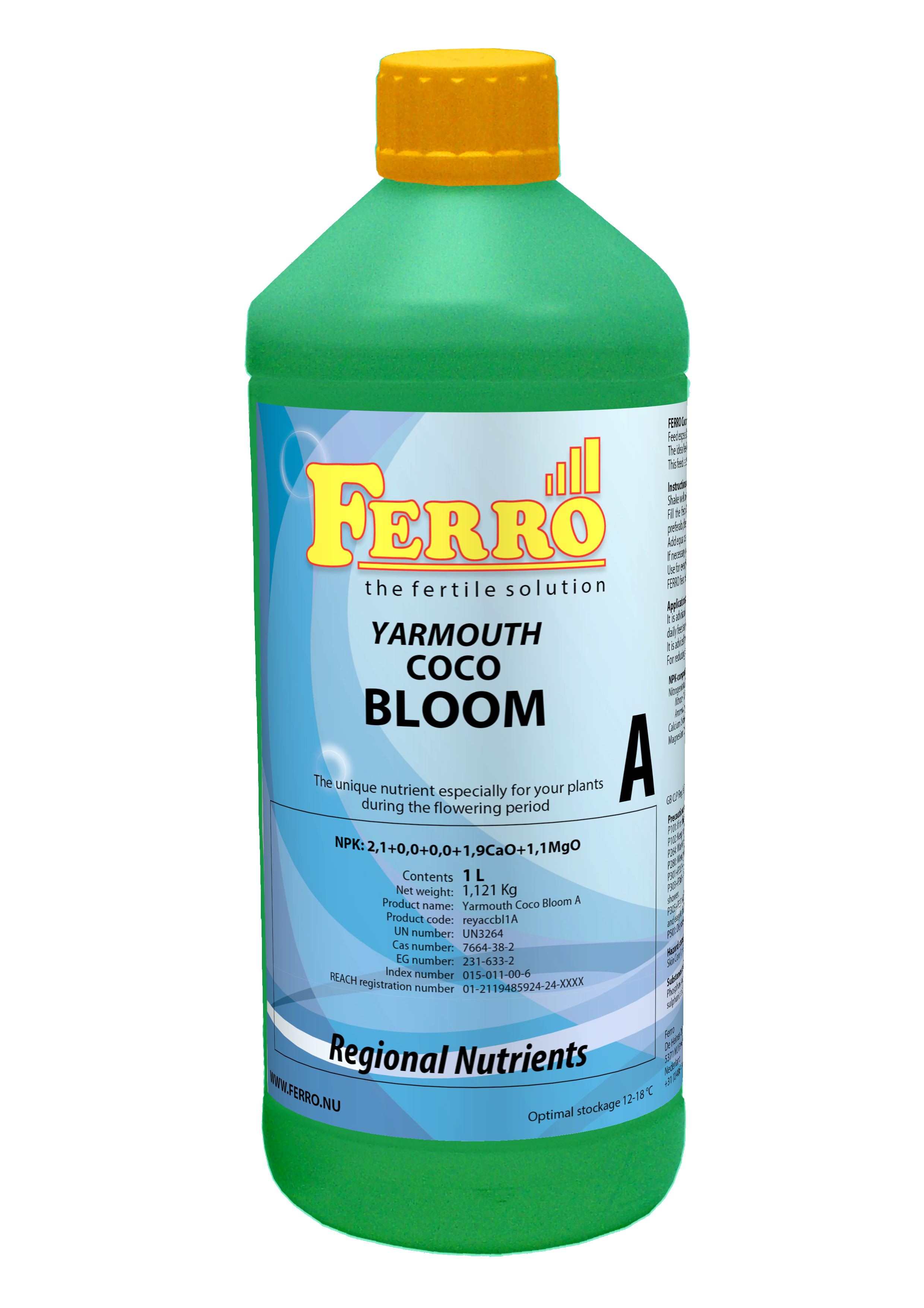 Coco Bloom Yarmouth, Essex & Suffolk A & B Nutrient Set Ferro