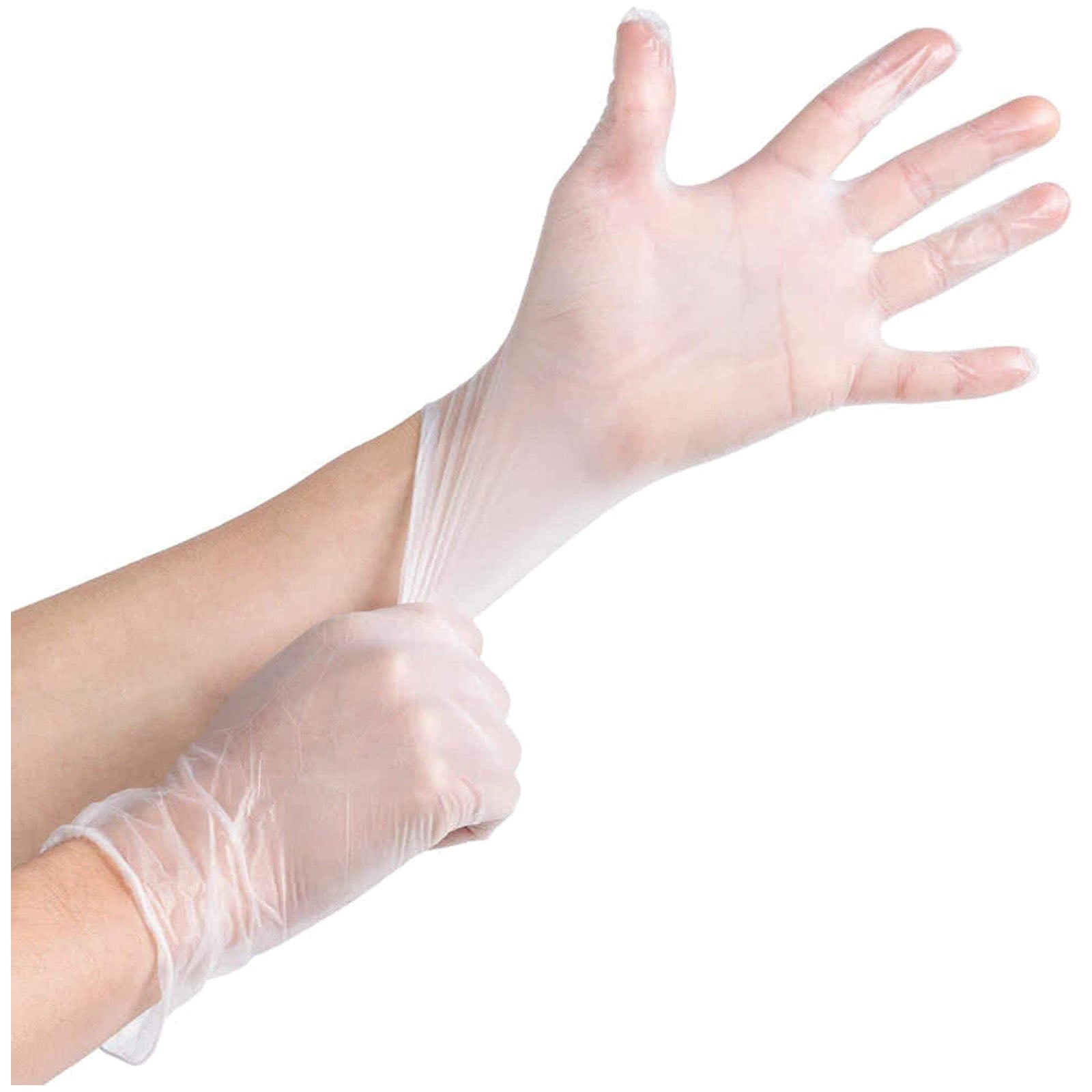 Powder Free White Vinyl Gloves GrowBitz