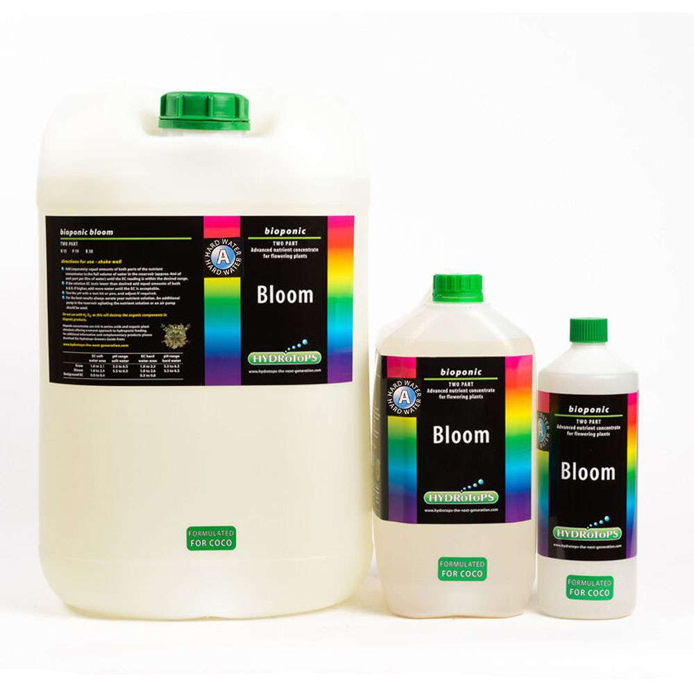 Bioponic Coco Bloom A & B Nutrient Set Hydrotops