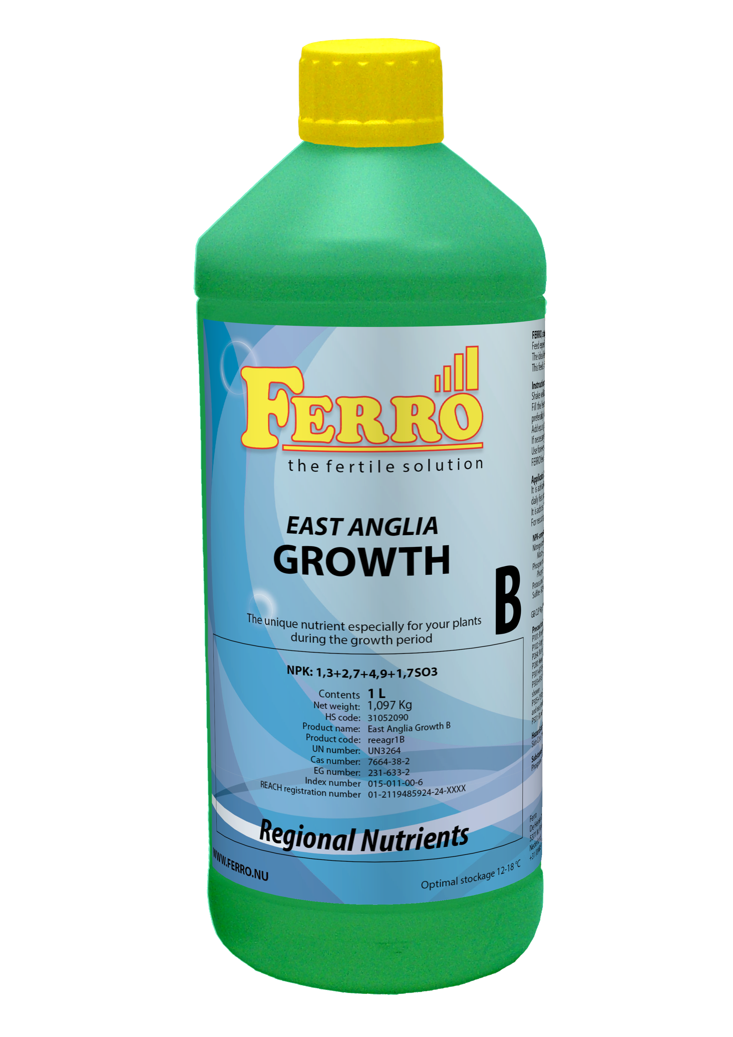 Ferro Grow East Anglia A & B Nutrient Set
