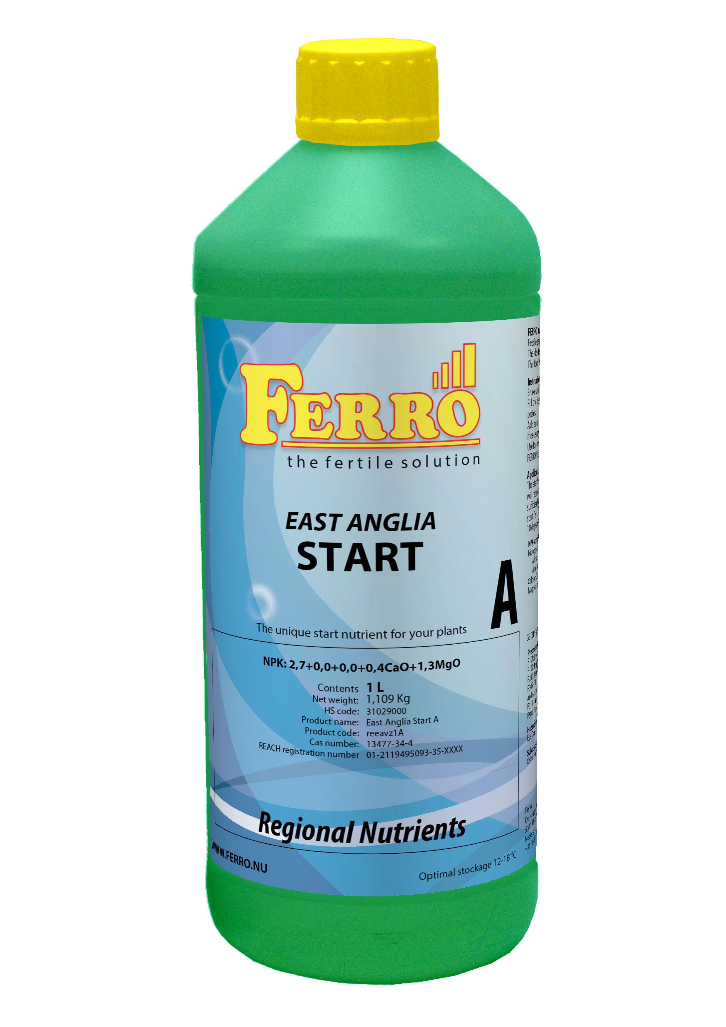 Start East Anglia A & B Nutrient Set Ferro