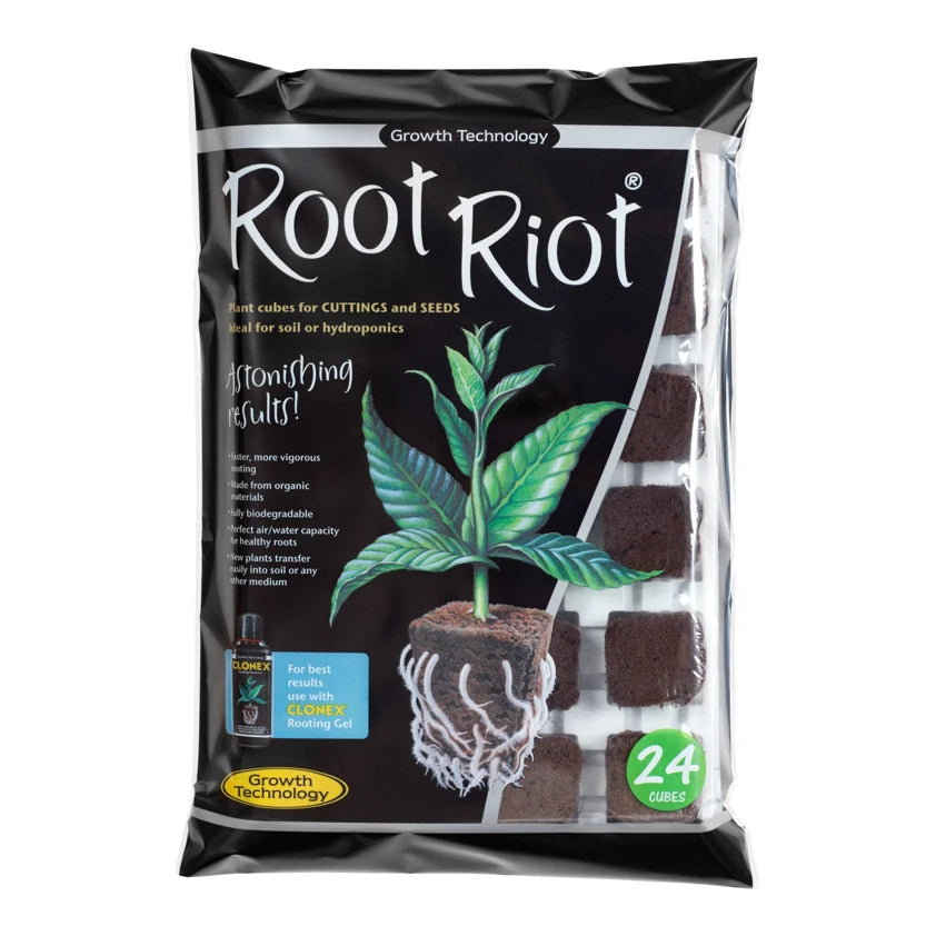 Root Riot Grow Cubes Tray of 24