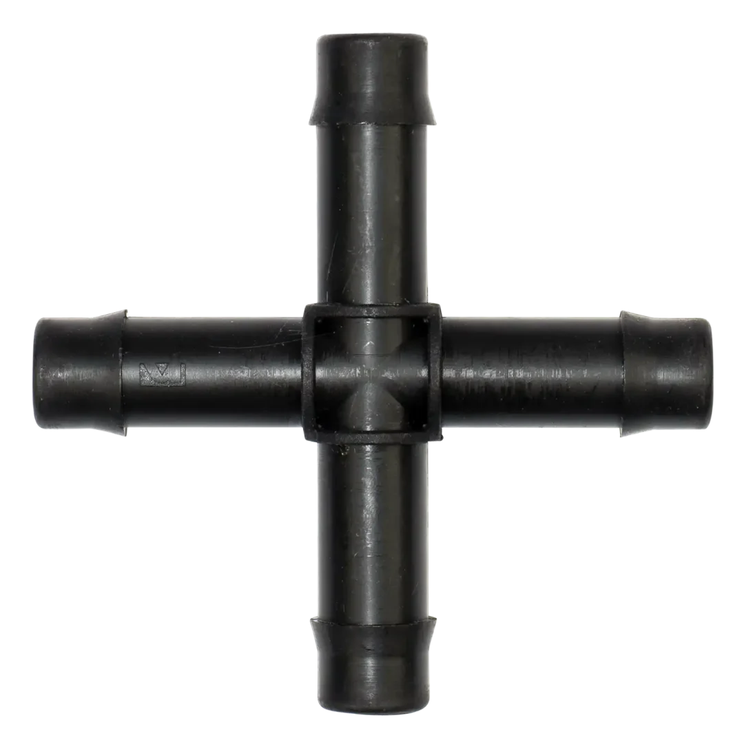 Barbed Cross Irrigation Fitting
