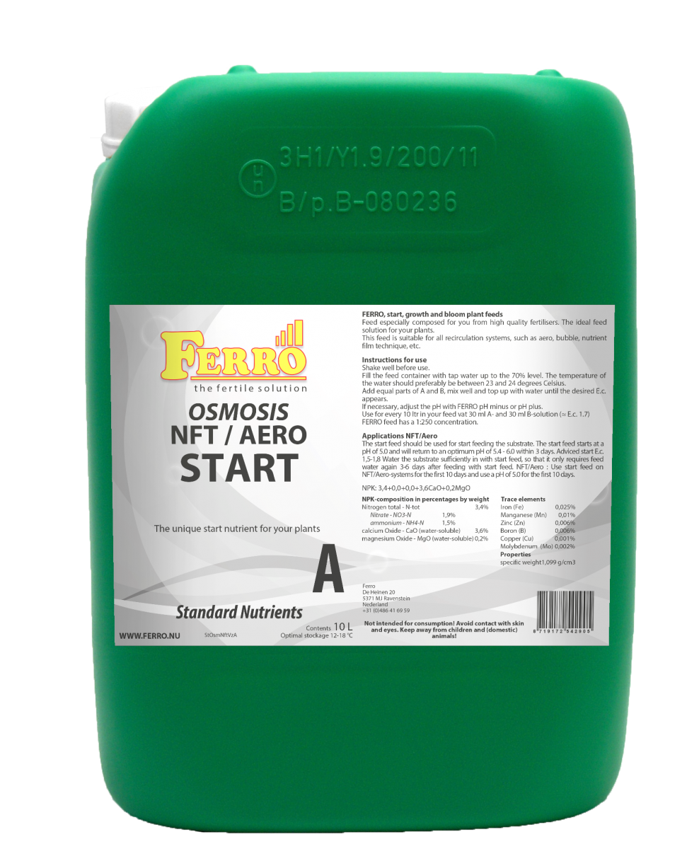 Osmosis Start A & B Nutrient Set Ferro NFT / Aeroponics