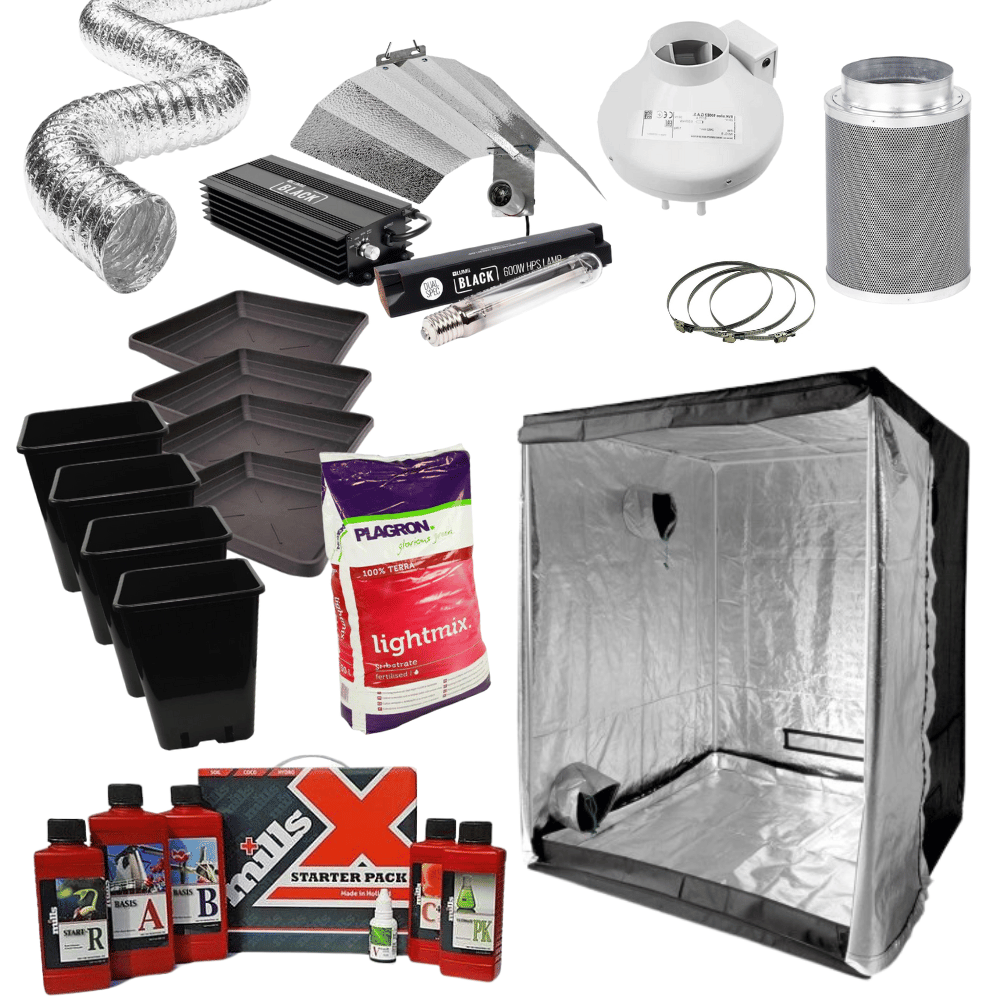 Complete 600w HPS Grow Kit with 1.2m x 1.2m Grow Tent